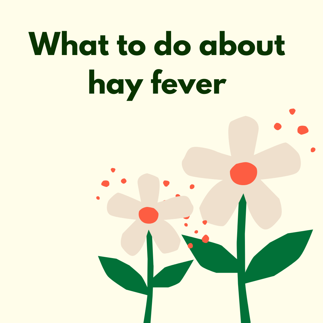 What to do about hay fever